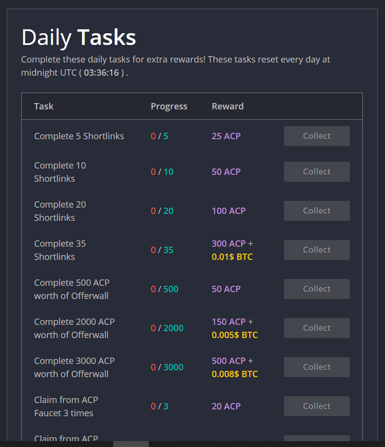 Platform screenshot