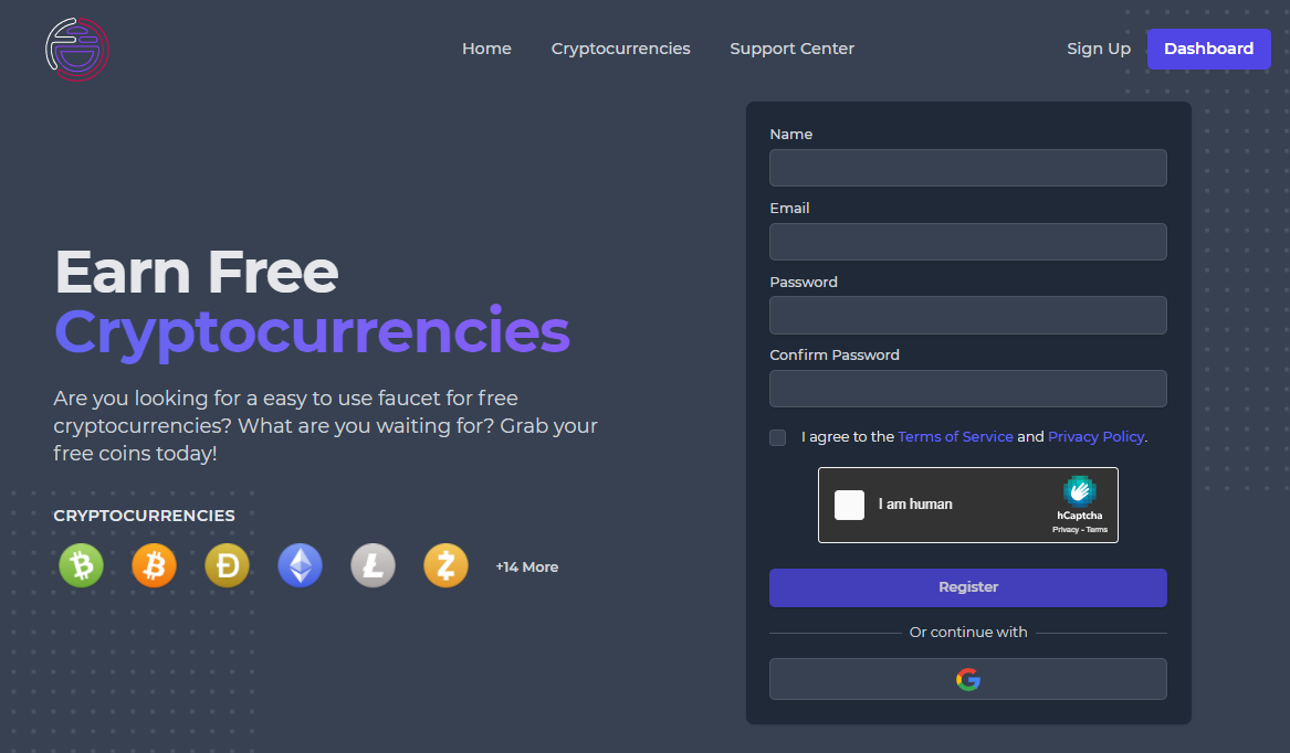 Platform screenshot