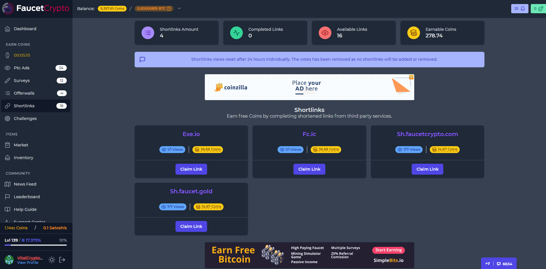 Platform screenshot