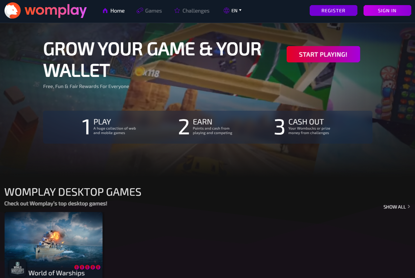 Platform screenshot
