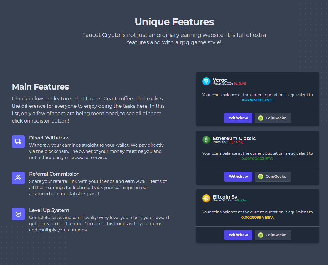 Platform screenshot