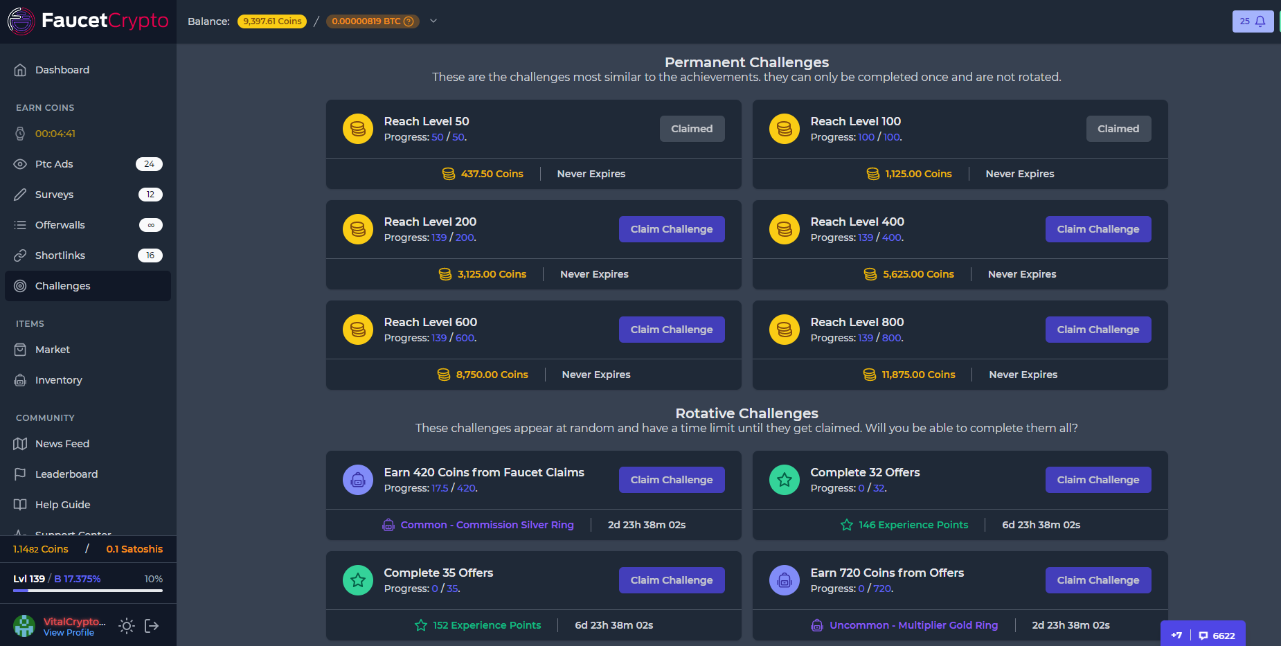 Platform screenshot