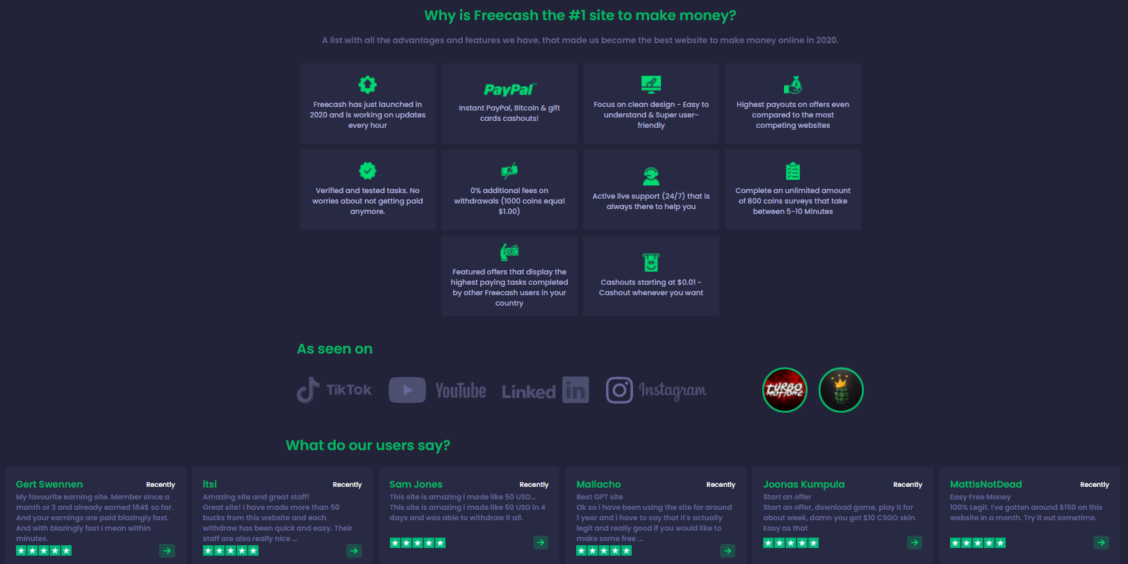 Platform screenshot