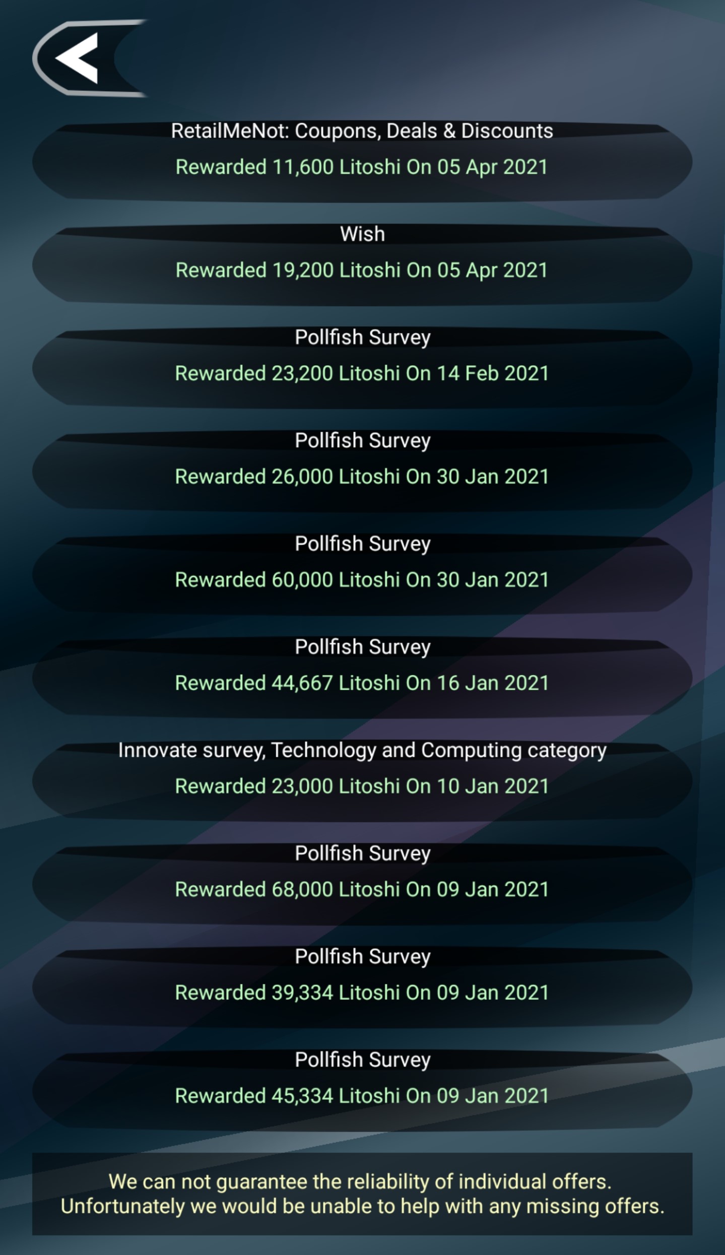 Platform screenshot