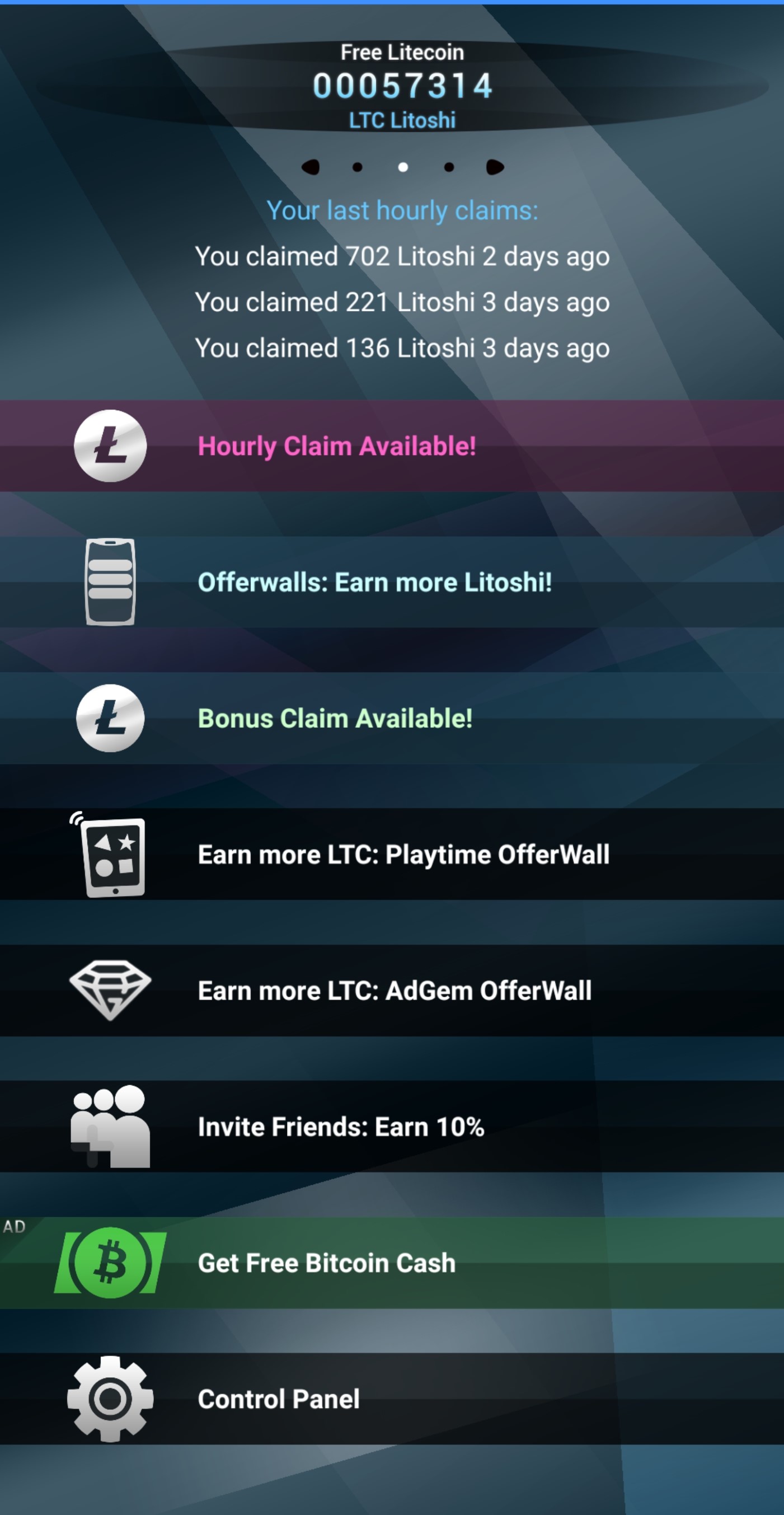 Platform screenshot