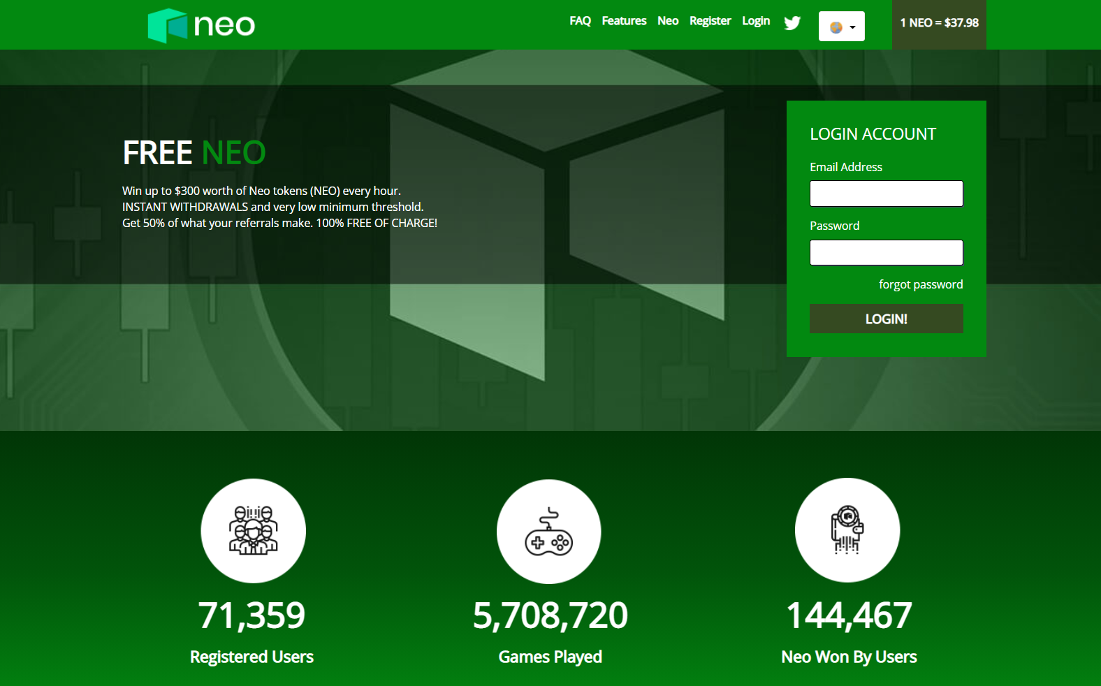 Platform screenshot