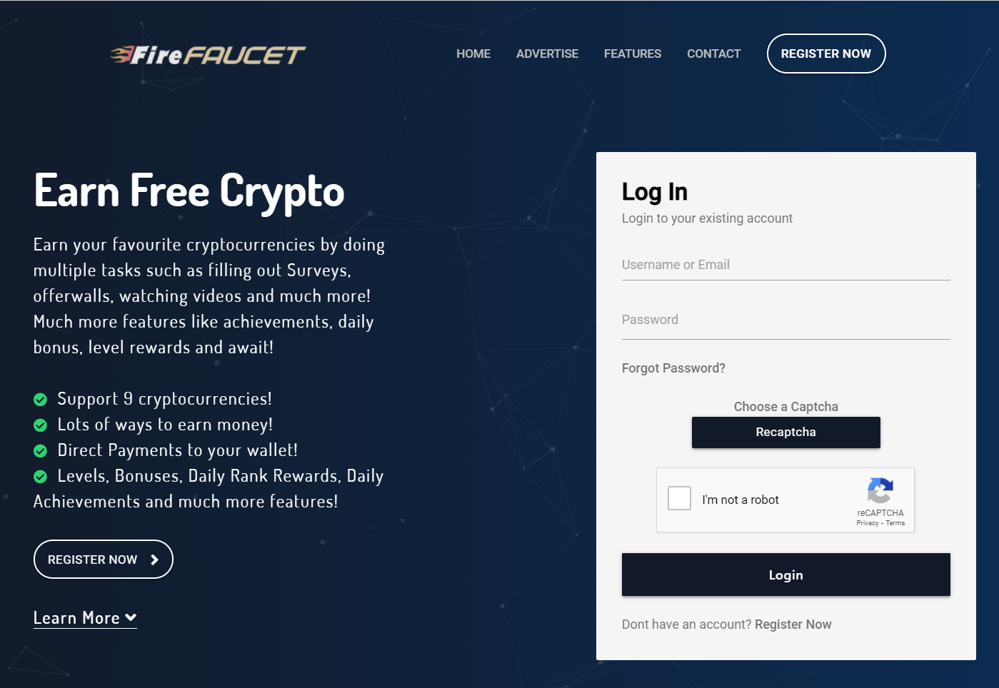 Platform screenshot